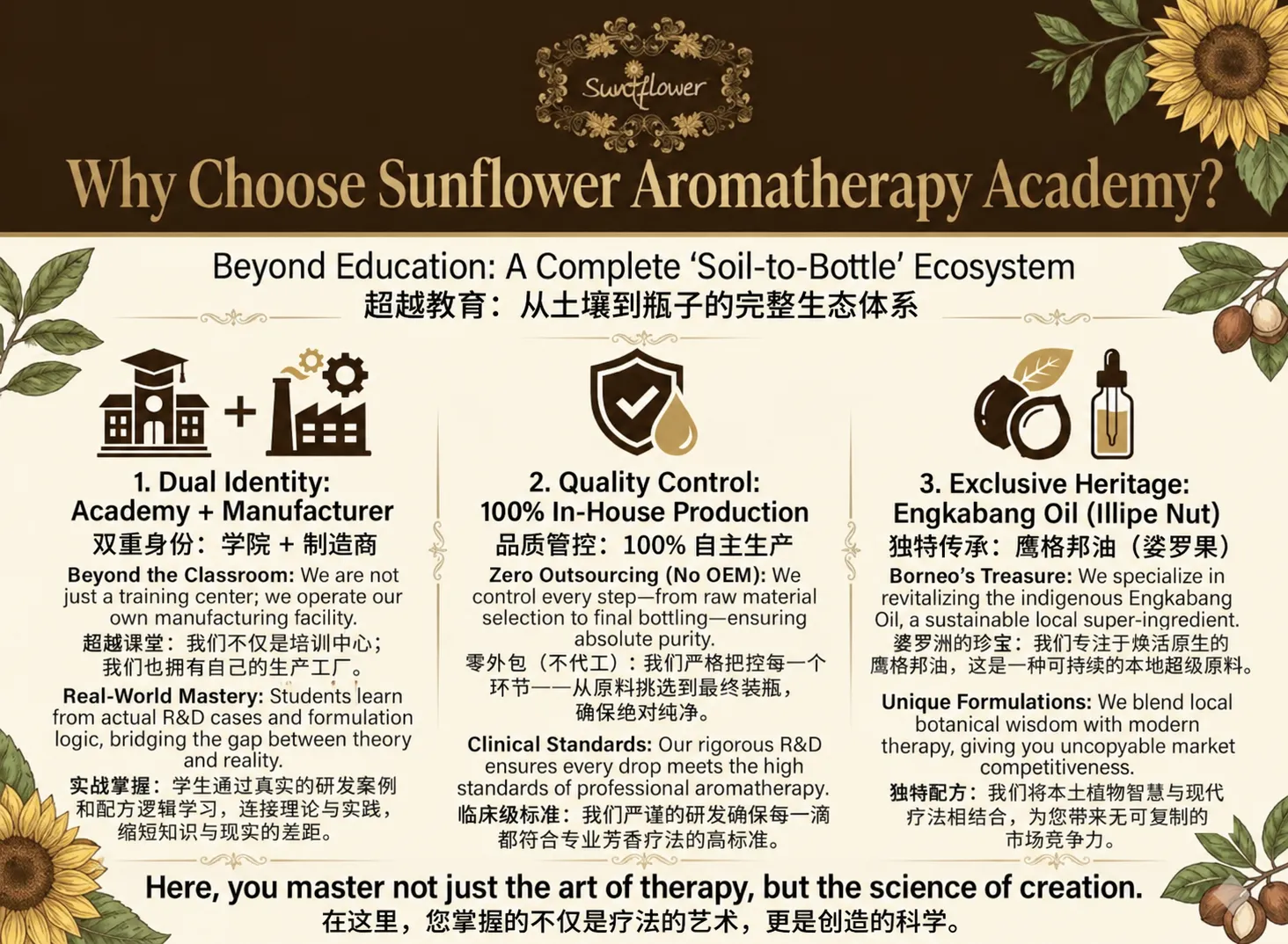 Why choose Sunflower Aromatherapy
